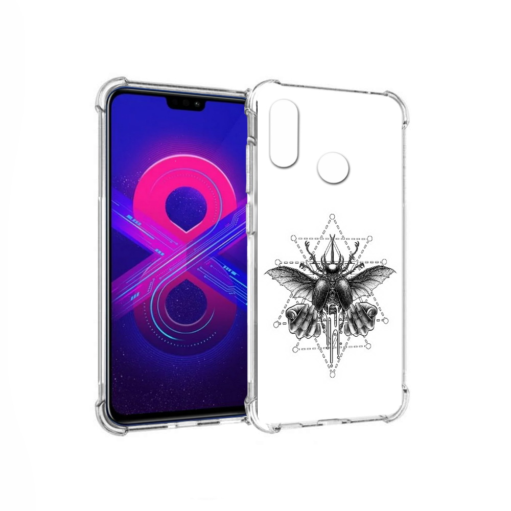

Чехол MyPads Tocco для Honor 8X Max скарабей (PT118941.31.601), Прозрачный, Tocco