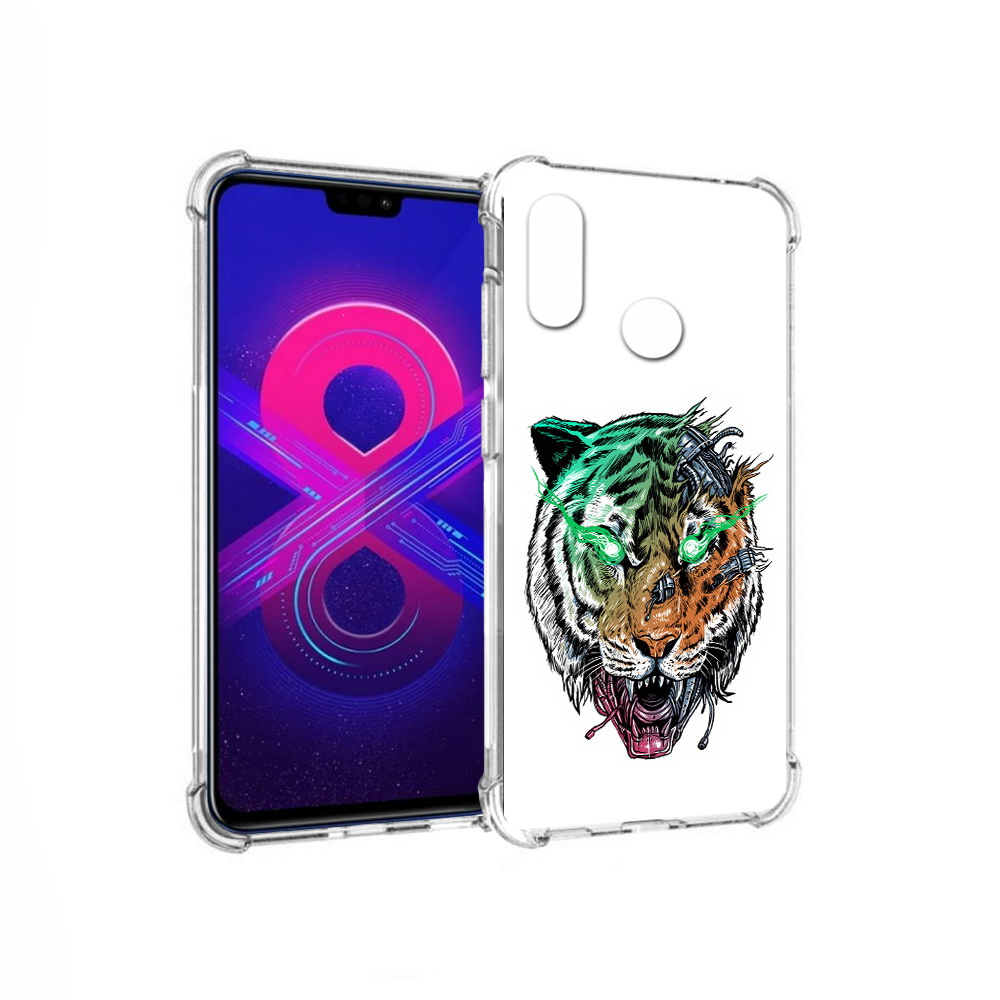 

Чехол MyPads Tocco для Honor 8X Max робо-тигр (PT118941.31.584), Прозрачный, Tocco
