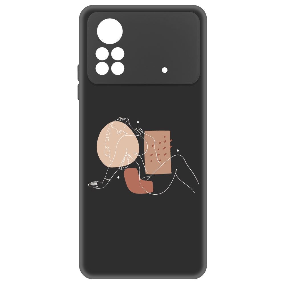 

Чехол-накладка Krutoff Soft Case Чувственность для Xiaomi Poco X4 Pro 5G черный