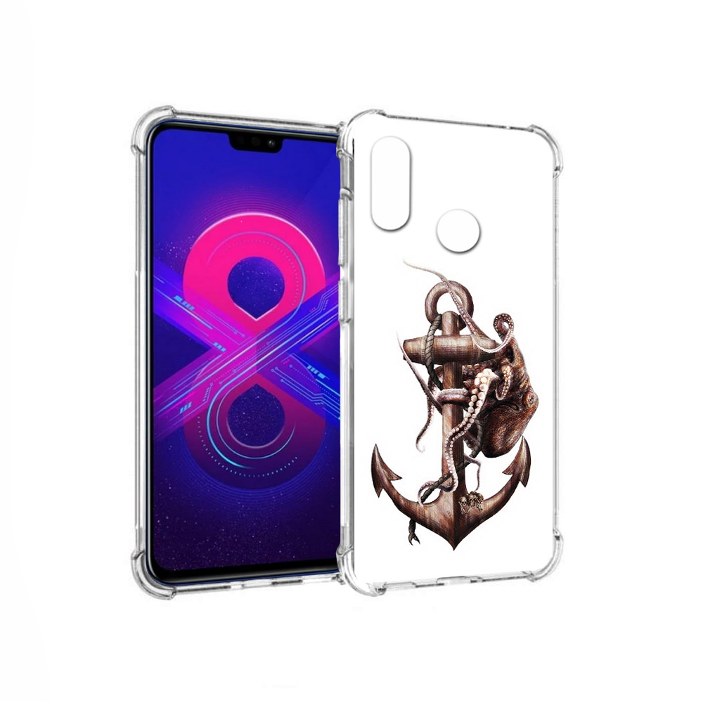 

Чехол MyPads Tocco для Honor 8X Max ржавый якорь (PT118941.31.579), Прозрачный, Tocco