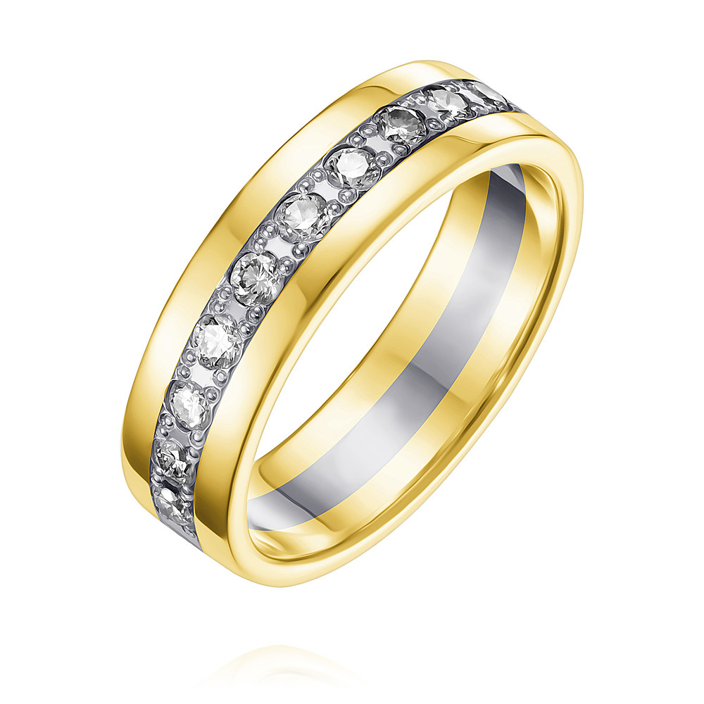 

Кольцо обручальное из желтого золота с бриллиантом р. , ADAMAS 1257535/01-А551Д-41, 1257535/01-А551Д-41