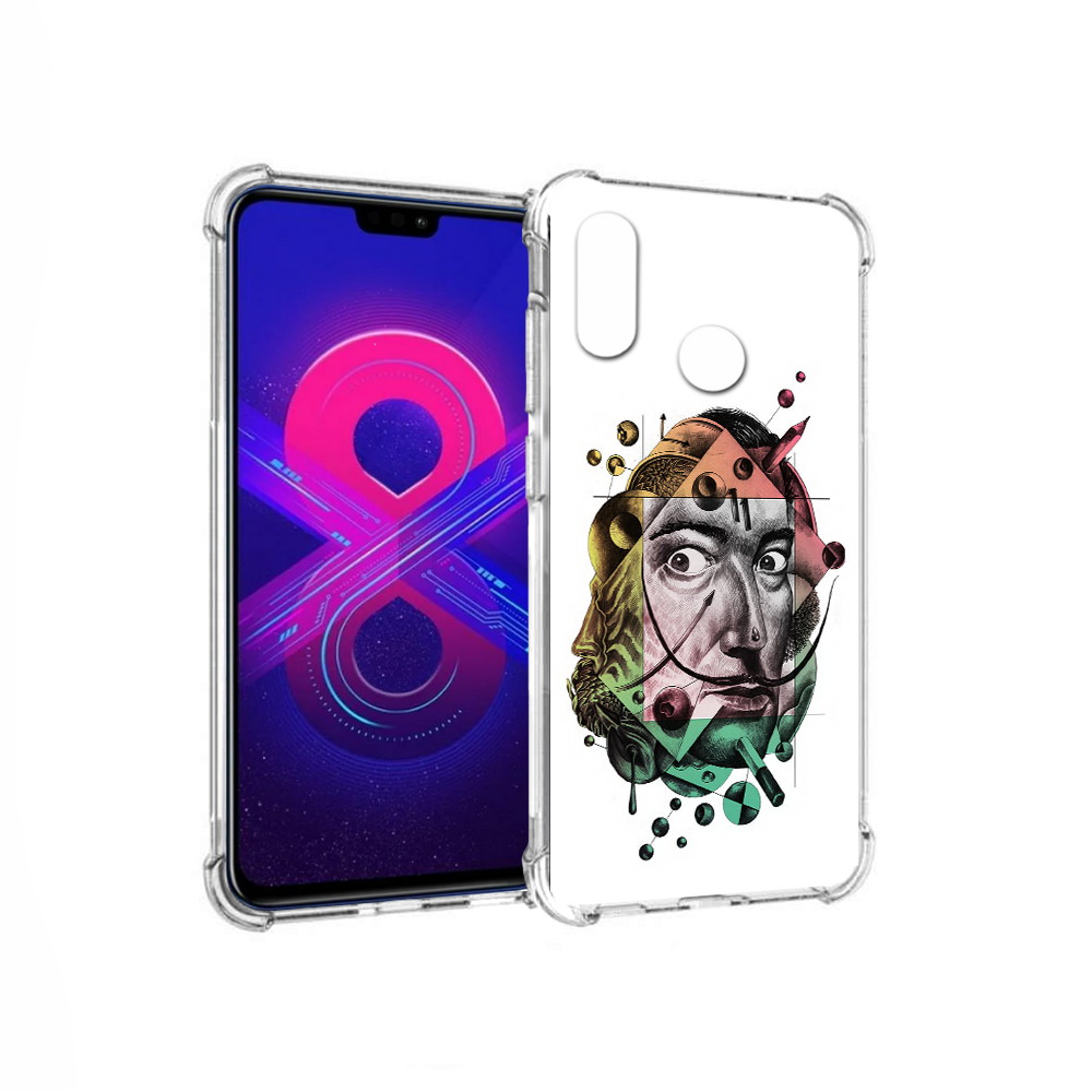 

Чехол MyPads Tocco для Honor 8X Max разноцветное лицо абстракция (PT118941.31.570), Прозрачный, Tocco