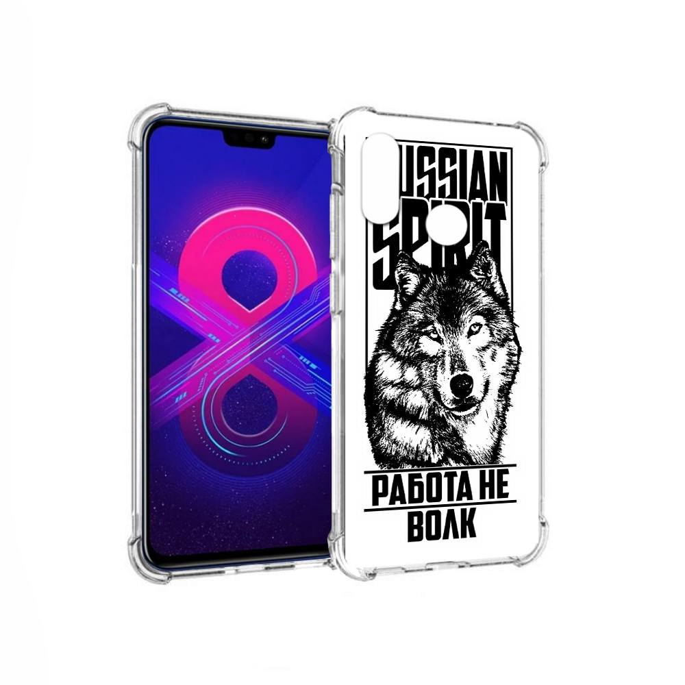 

Чехол MyPads Tocco для Honor 8X Max работа не волк (PT118941.31.564), Прозрачный, Tocco