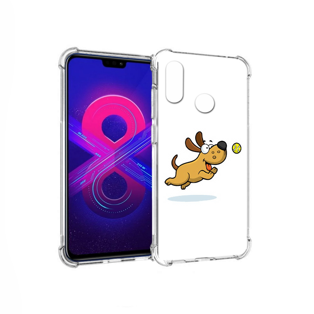 

Чехол MyPads Tocco для Honor 8X Max пёсик (PT118941.31.563), Прозрачный, Tocco