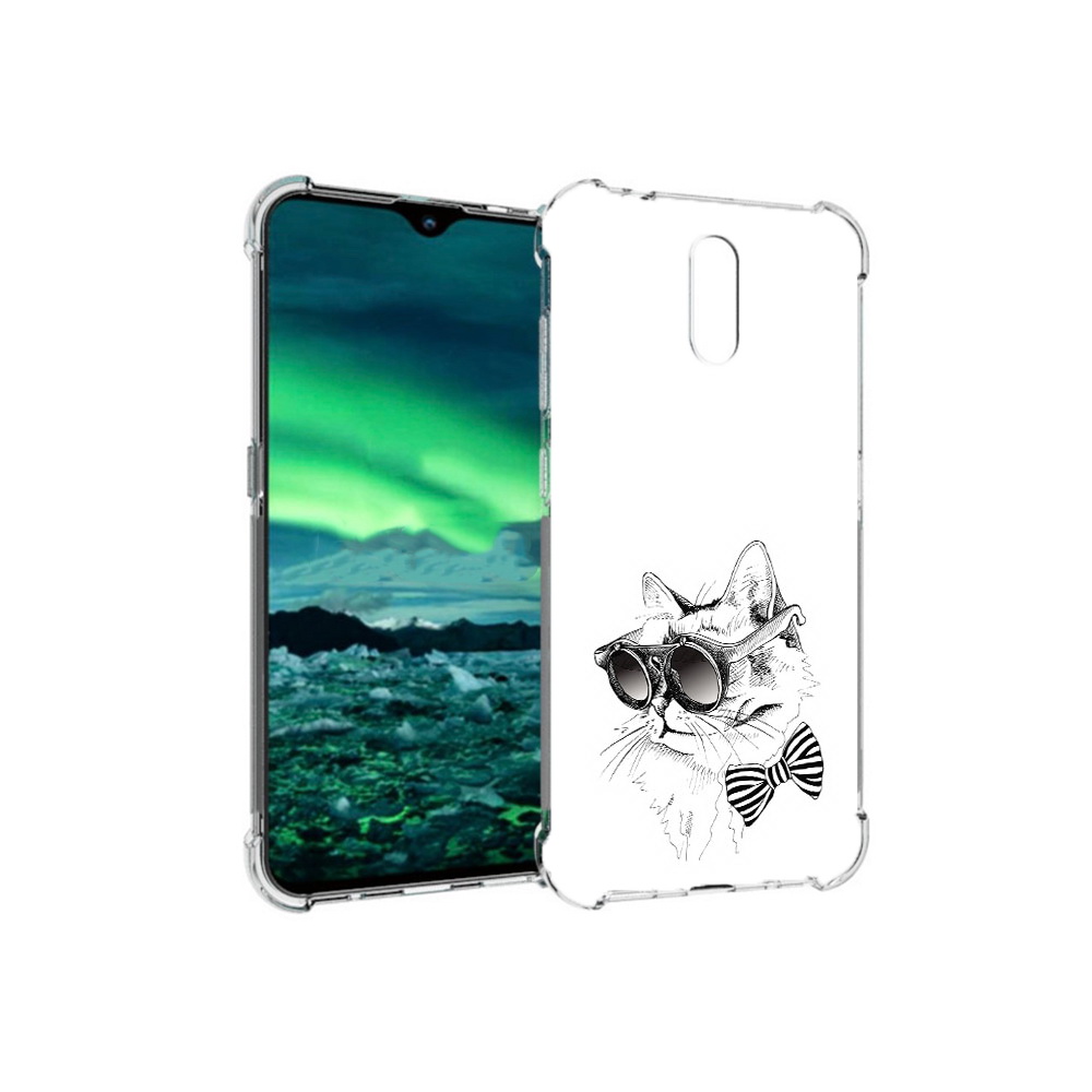 Чехол MyPads Tocco для Nokia 2.3 крутая кошка в очках (PT142254.97.421)