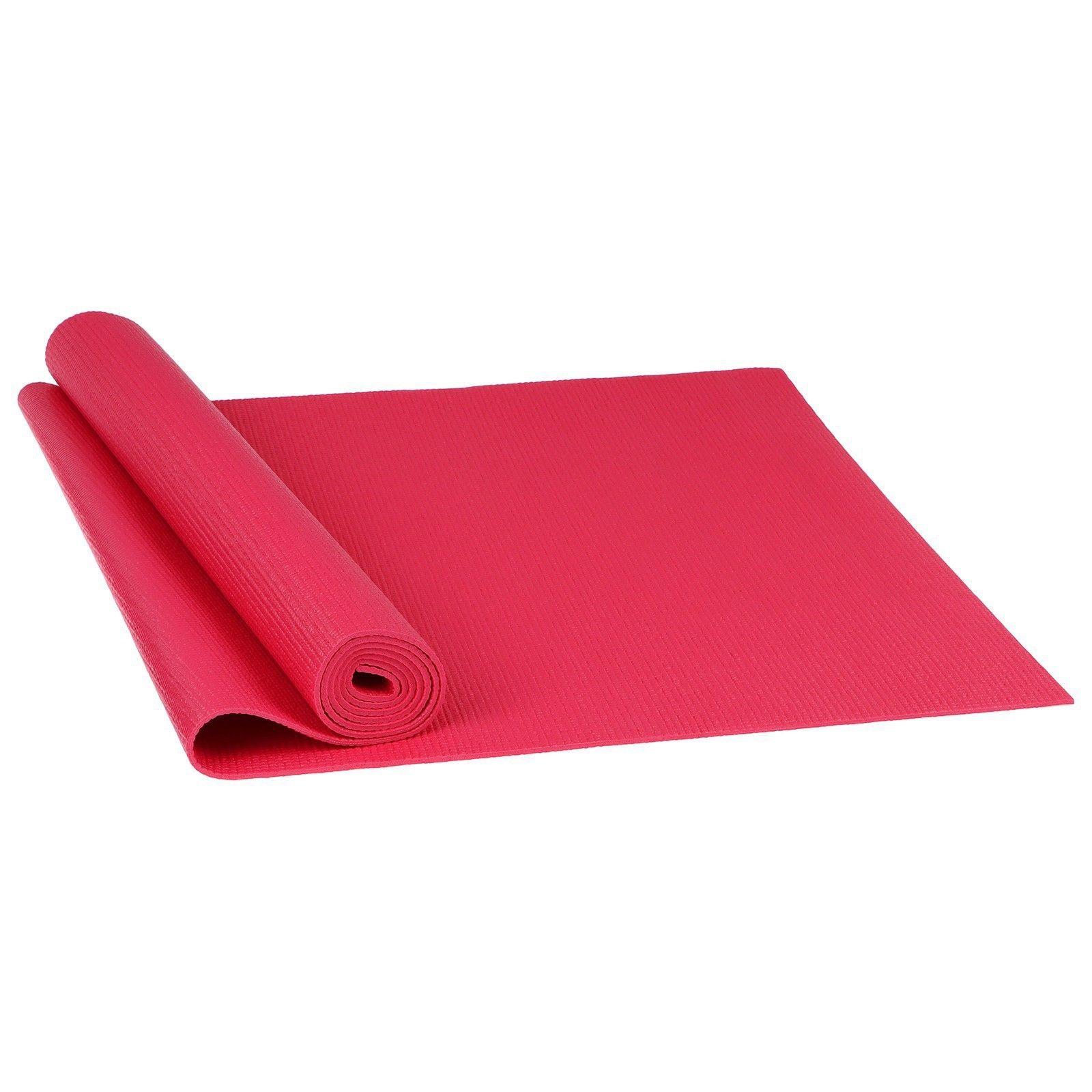 Коврик для йоги 173x61x0,4 см, цвет розовый
