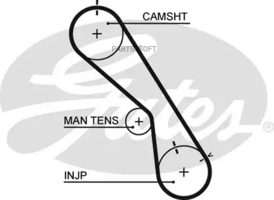 

Ремень грм Gates 5474XS