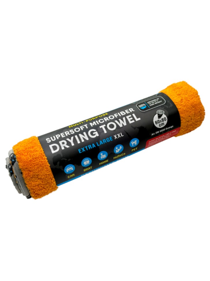 Микрофибровое полотенце Dry Monster Drying Towel 60х80см оранжевый