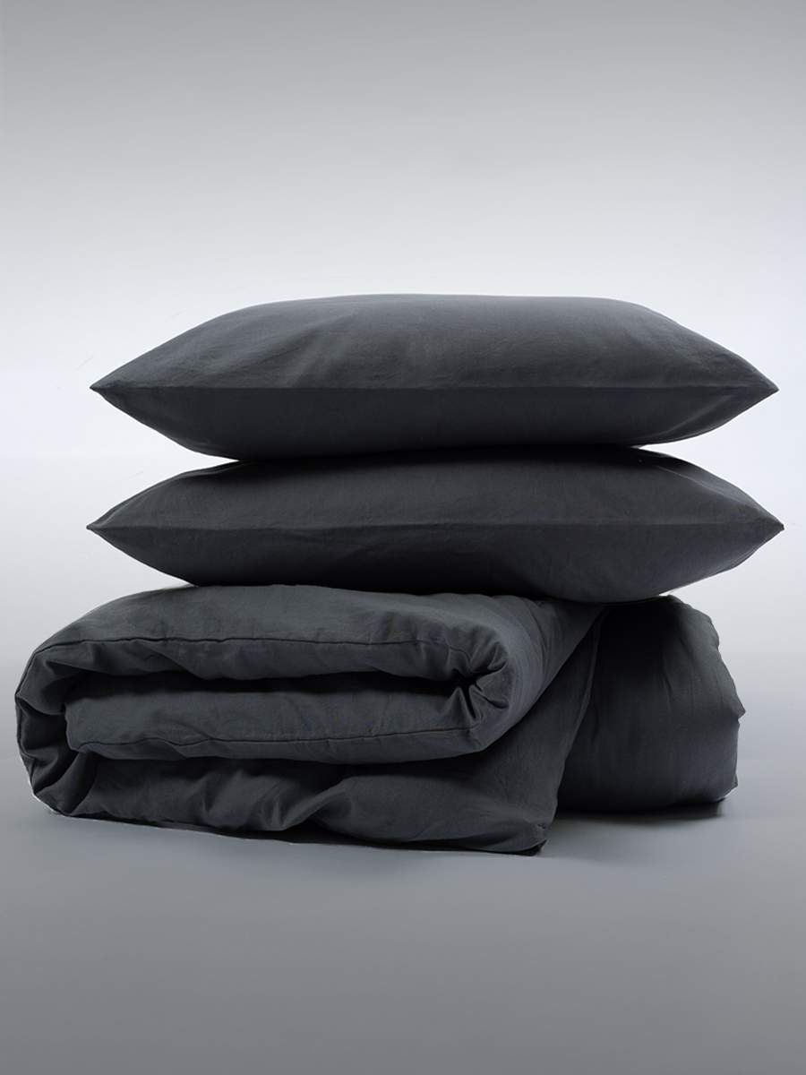 Комплект постельного белья 2-спальный GALTEX Нежность поплин Графит 4200₽