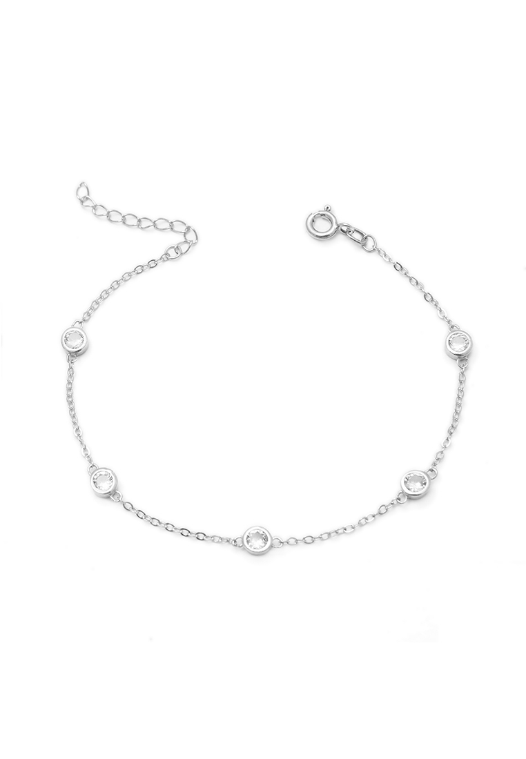 

Браслет из серебра с фианитом р.  Kari Jewelry Ср925Р-8К2403016Ф1, Ср925Р-8К2403016Ф1