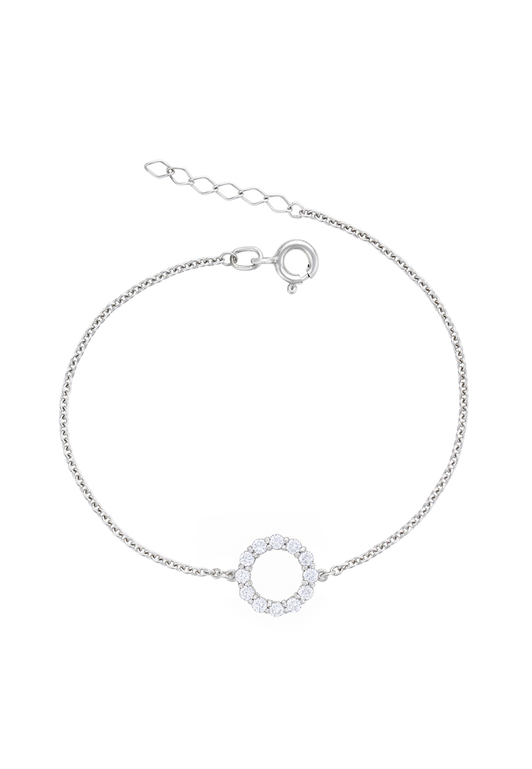 

Браслет из серебра с фианитом р.  Kari Jewelry Ср925Р-880504016Ф1, Ср925Р-880504016Ф1
