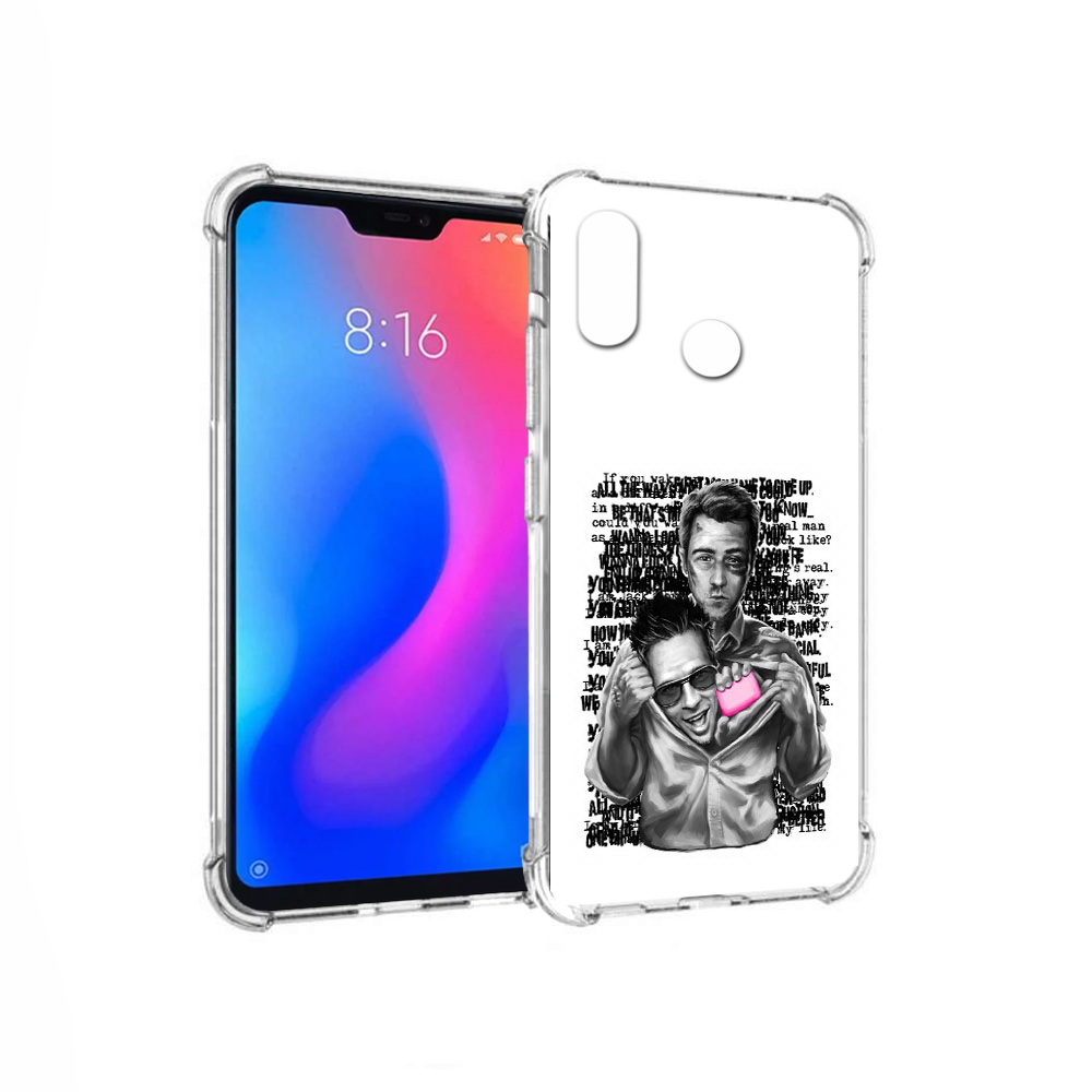 

Чехол MyPads Tocco для Xiaomi Redmi 6 Pro бойцовский клуб (PT113887.306.242), Прозрачный, Tocco