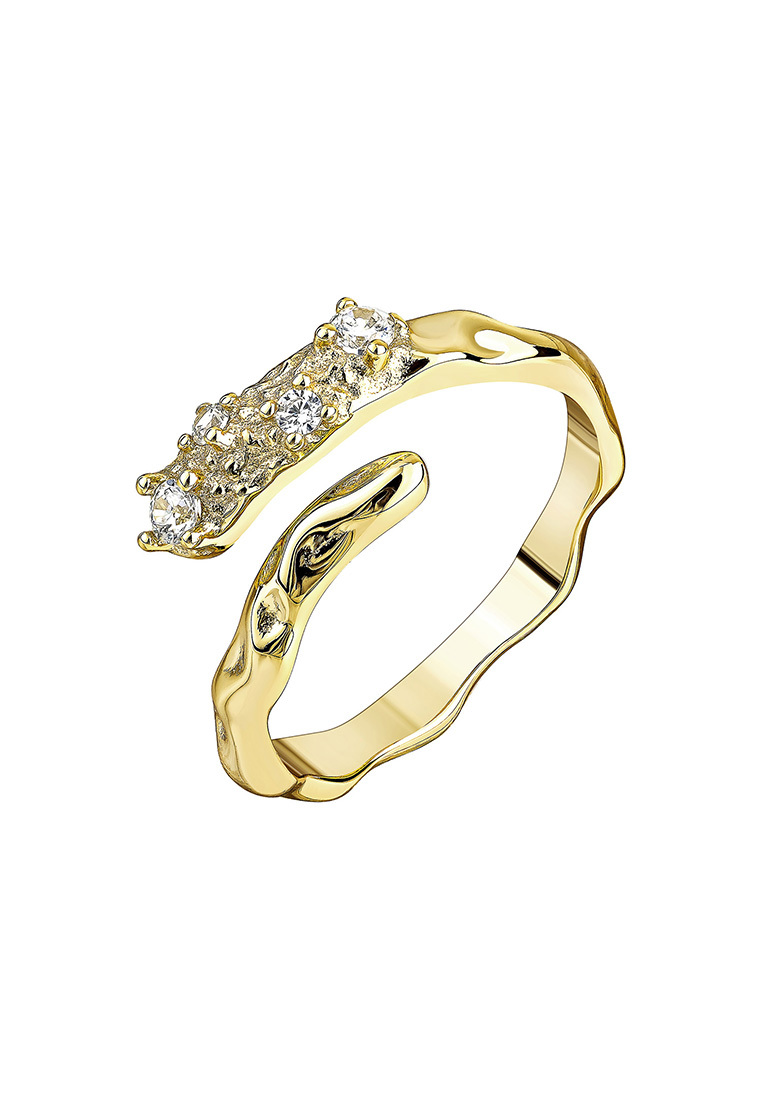 Кольцо из серебра с фианитом р. 17 Kari Jewelry КЛ-0050