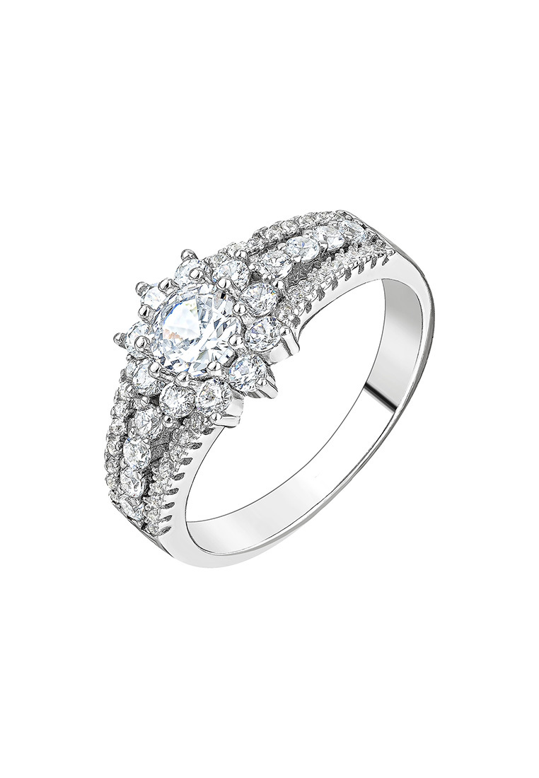 

Кольцо из серебра с фианитом р. , Kari Jewelry КЛ-4131, КЛ-4131