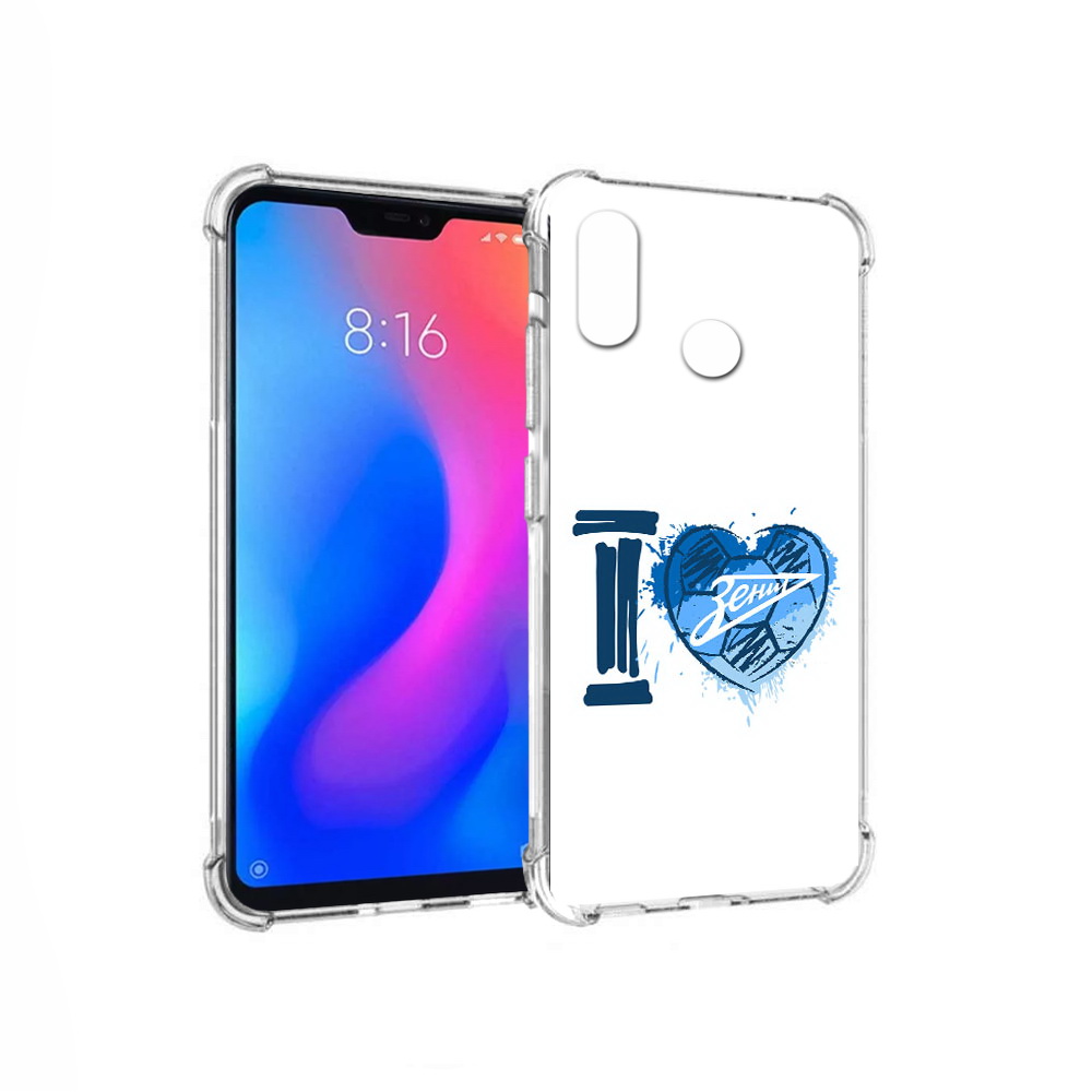 

Чехол MyPads Tocco для Xiaomi Redmi 6 Pro ФК я люблю зенит (PT113887.306.186), Прозрачный, Tocco