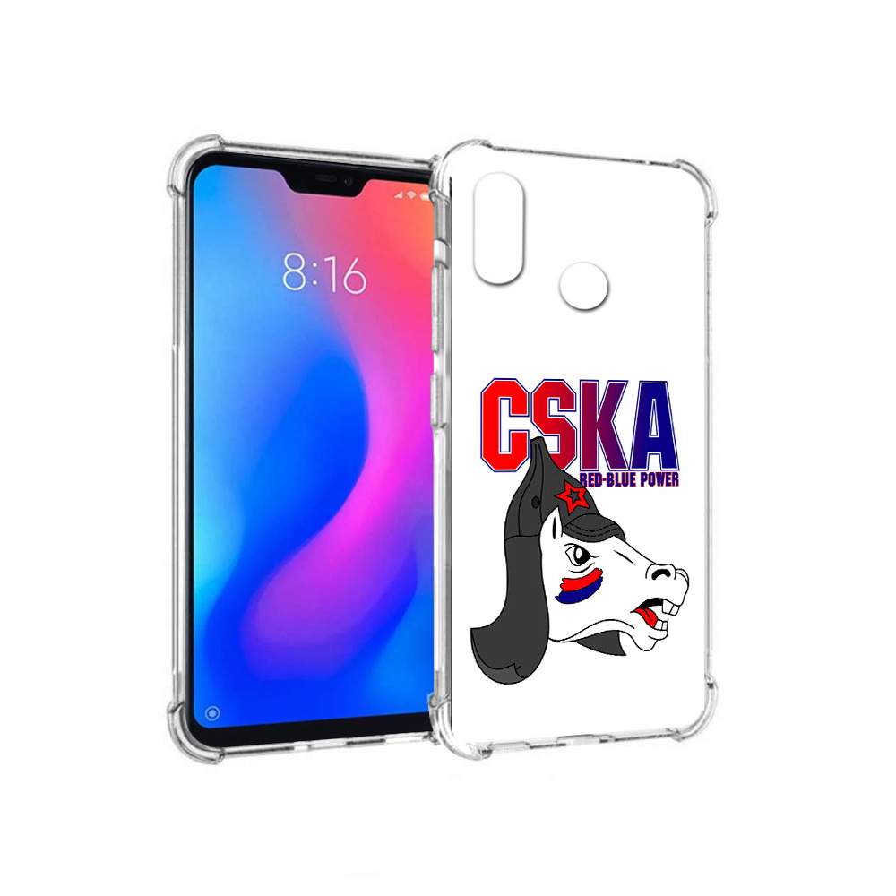 

Чехол MyPads Tocco для Xiaomi Redmi 6 Pro ФК ЦСК лошадка россия (PT113887.306.179), Прозрачный, Tocco