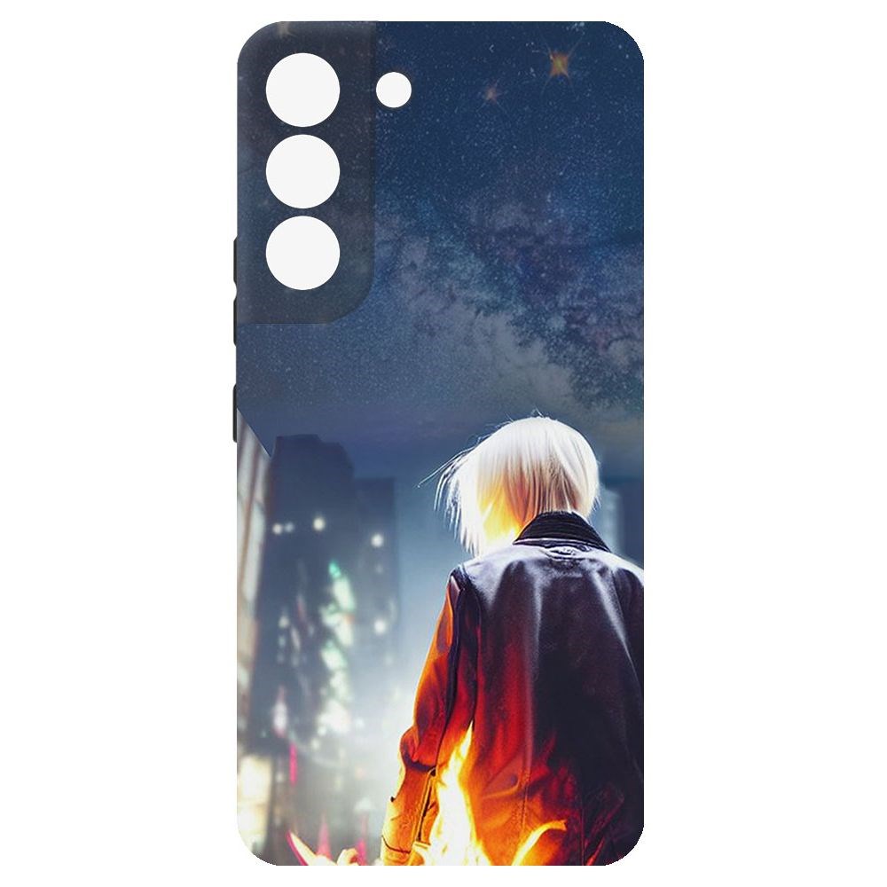 

Чехол-накладка Софт Перспектива для Samsung Galaxy S22, Черный