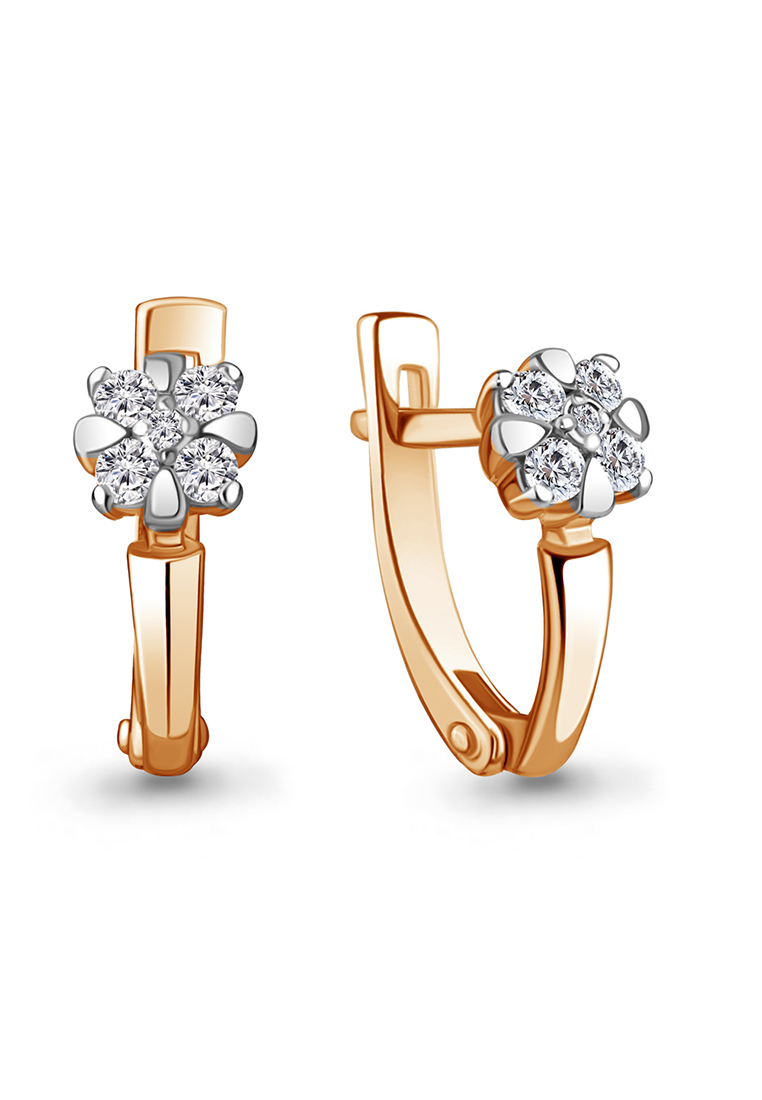 

Серьги из желтого золота с бриллиантом Kari Jewelry 942816к.1, 942816к.1