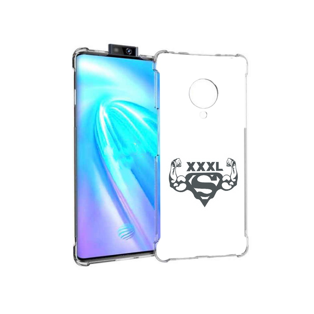 

Чехол MyPads Tocco для Vivo NEX 3 бодибилдинг супермен (PT136035.381.237), Прозрачный, Tocco