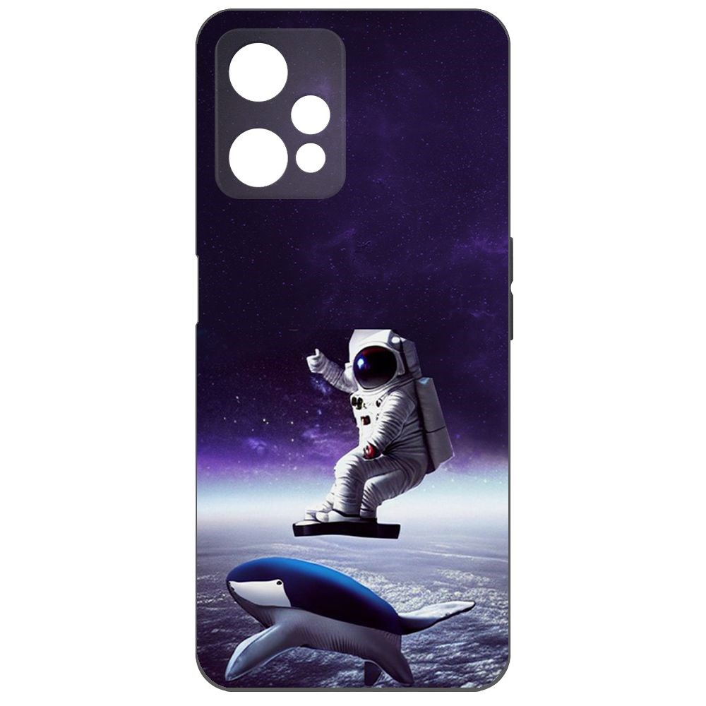 

Чехол-накладка Софт Спейсбордер для Realme 9 Pro, Черный