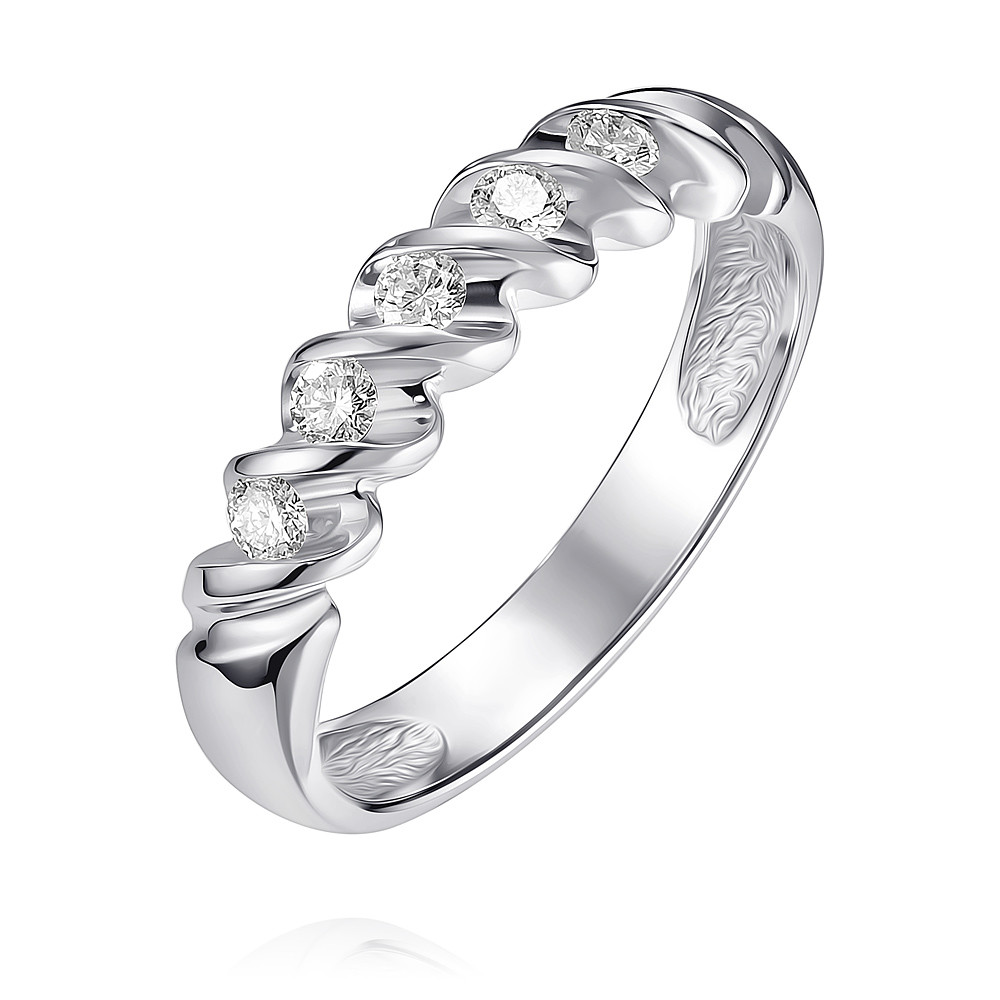 

Кольцо из белого золота с бриллиантом р.  ADAMAS 14037379/01-А51Д-41, 14037379/01-А51Д-41