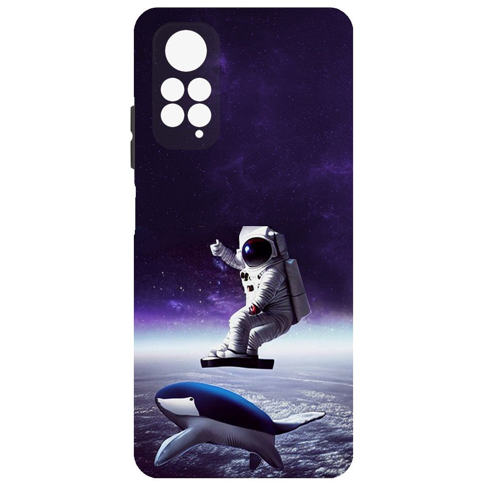 

Чехол-накладка Софт Спейсбордер для Xiaomi Redmi Note 11 Pro, Черный