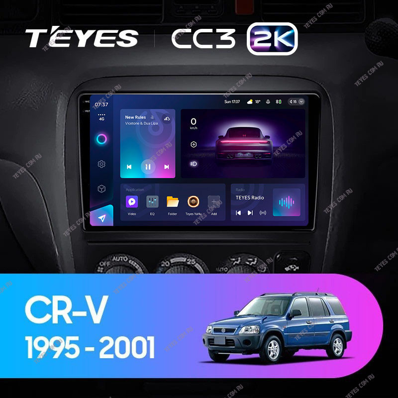 Штатная магнитола Teyes CC3 2K 6128 Honda CR-V 1995-2001 4260000₽