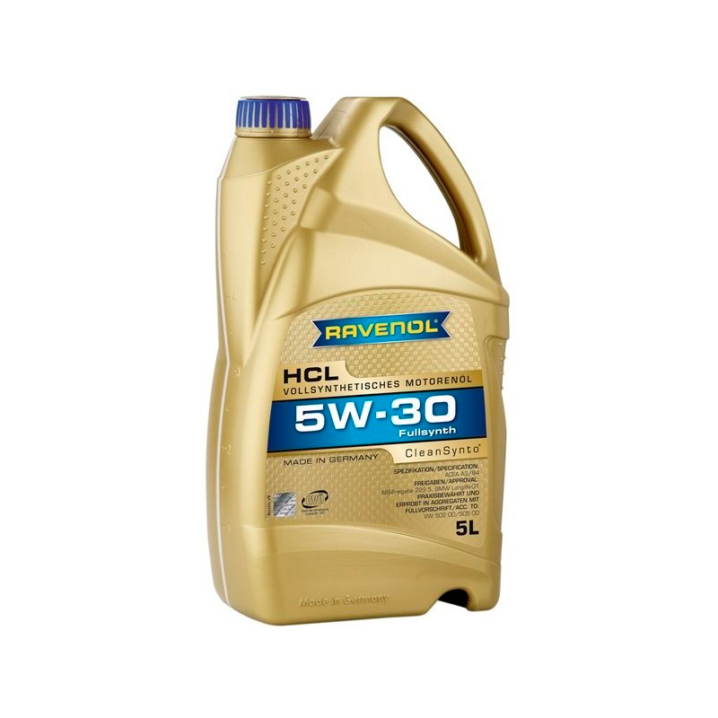 Моторное масло Ravenol Sae 5W30 Hcl NeW 5л