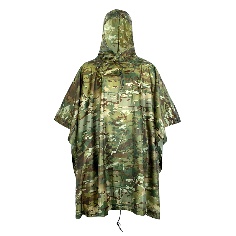 Дождевик унисекс KOI-FISH CP_camo камуфляж 1499₽