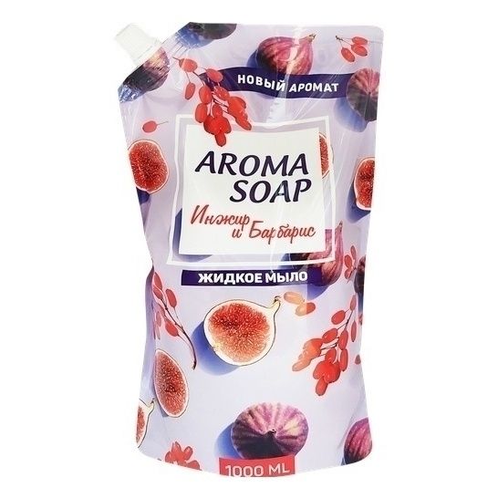 Туалетное мыло жидкое Aroma Soap Инжир и барбарис 1 л