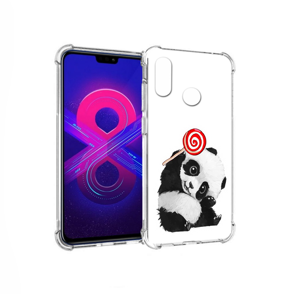 

Чехол MyPads Tocco для Honor 8X Max панда с леденцом (PT118941.31.534), Прозрачный, Tocco