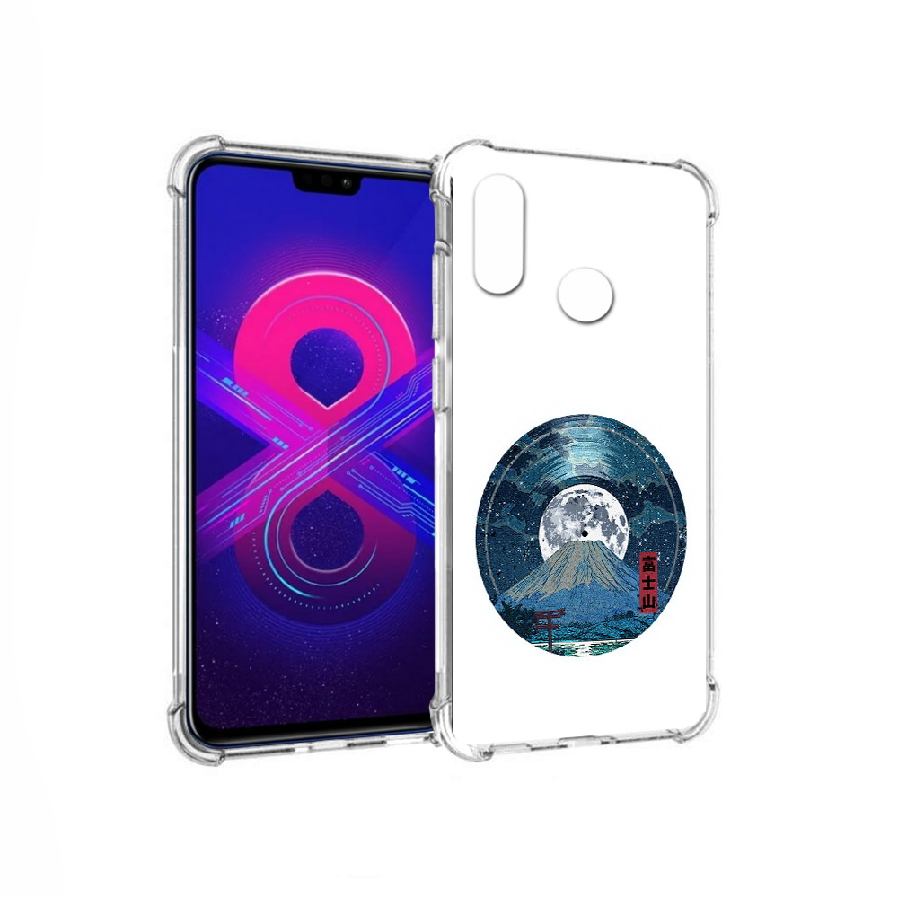 

Чехол MyPads Tocco для Honor 8X Max нарисованная виниловая гора с луной (PT118941.31.497), Прозрачный, Tocco