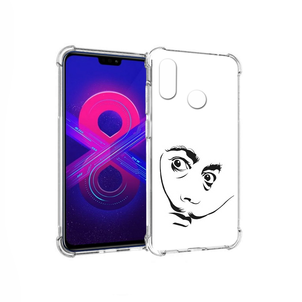 

Чехол MyPads Tocco для Honor 8X Max мужчина с длинными усами (PT118941.31.487), Прозрачный, Tocco
