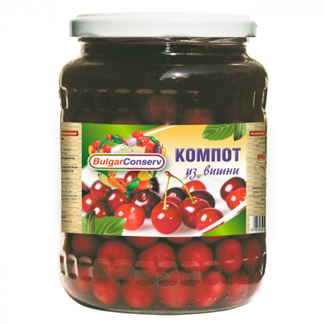 

Компот BulgarConserv из вишни 680 г