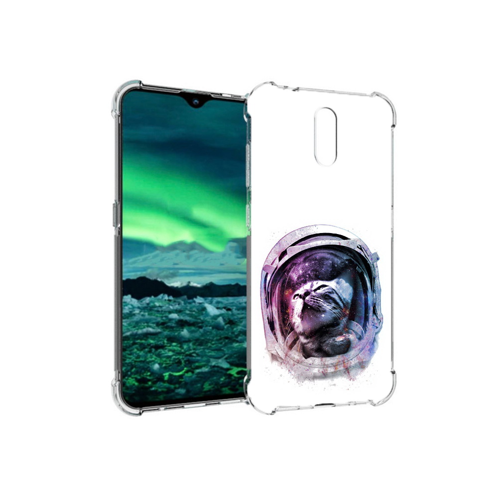 

Чехол MyPads Tocco для Nokia 2.3 кот в шлеме (PT142254.97.396), Прозрачный, Tocco