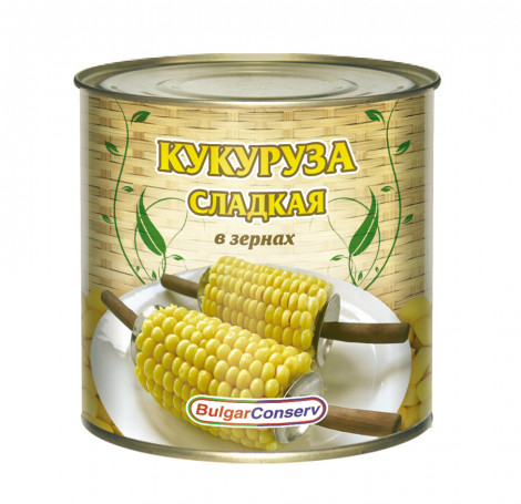 

Кукуруза сладкая BulgarConserv ГОСТ в зернах стерилизованная 400 г