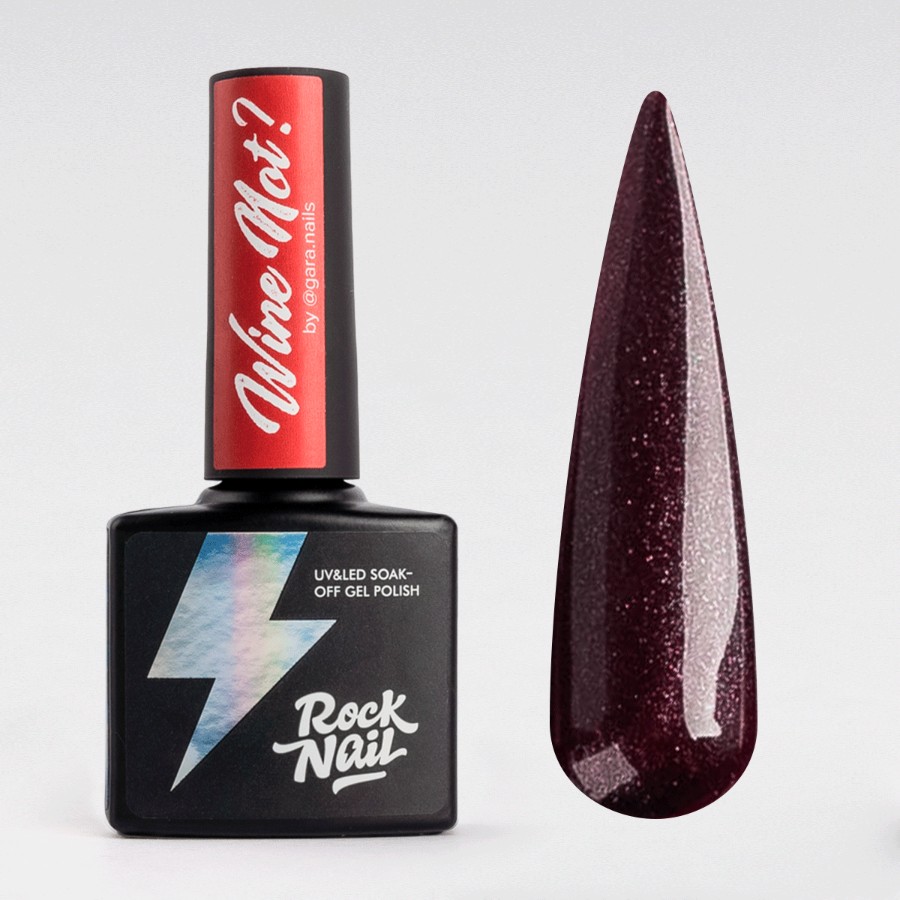 

Гель-лак RockNail Wine Not 222 Cheers Love, Бордовый