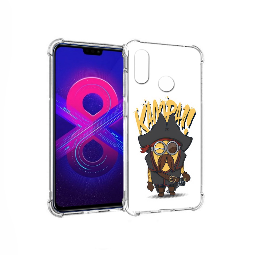 

Чехол MyPads Tocco для Honor 8X Max миньон пират (PT118941.31.476), Прозрачный, Tocco