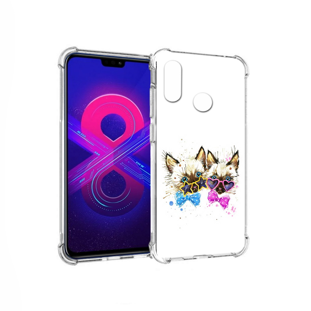 

Чехол MyPads Tocco для Honor 8X Max милые котята (PT118941.31.474), Прозрачный, Tocco