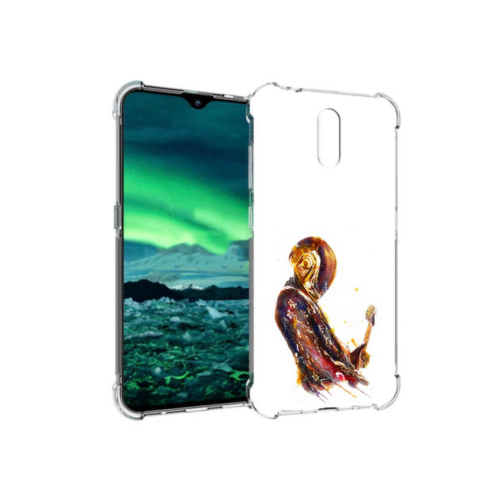 

Чехол MyPads Tocco для Nokia 2.3 космо-музыкант (PT142254.97.393), Прозрачный, Tocco