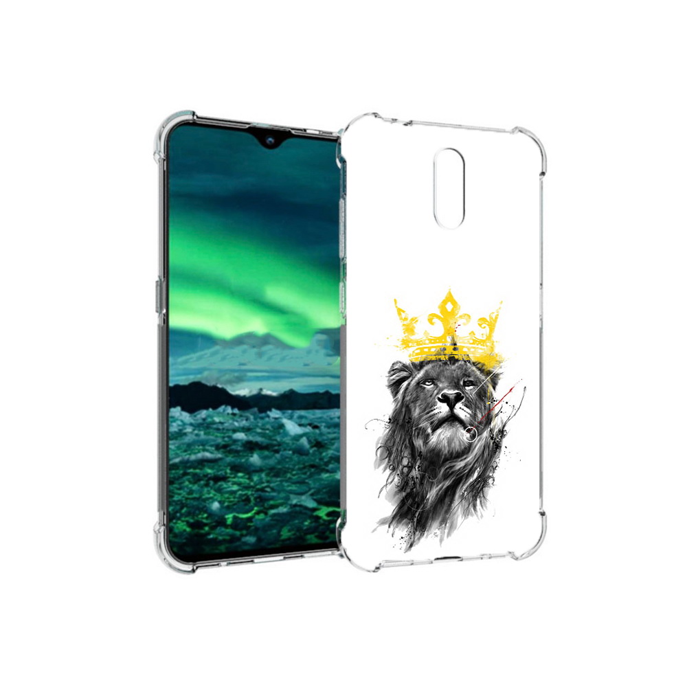 

Чехол MyPads Tocco для Nokia 2.3 король-лев (PT142254.97.391), Прозрачный, Tocco