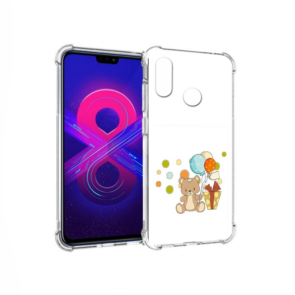 

Чехол MyPads Tocco для Honor 8X Max медвеженок с подарком (PT118941.31.470), Прозрачный, Tocco