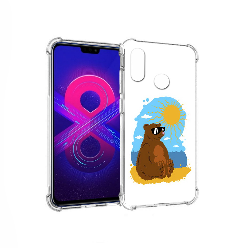 

Чехол MyPads Tocco для Honor 8X Max медведь на чиле (PT118941.31.468), Прозрачный, Tocco