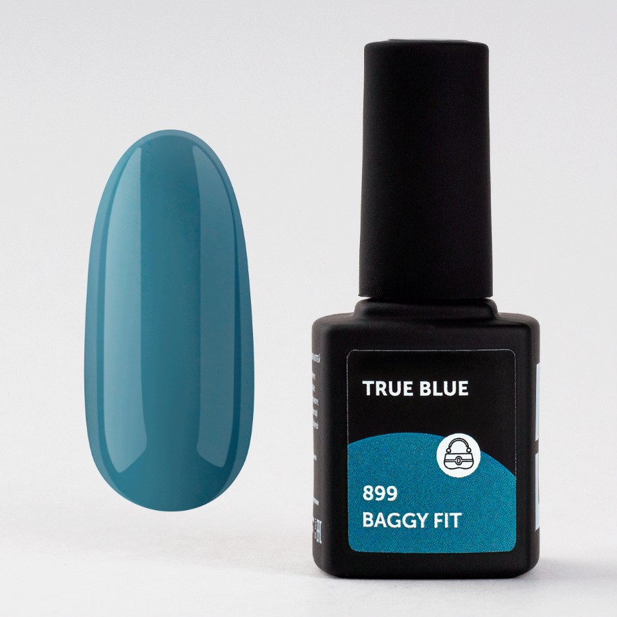 

Гель-лак MilkGel Milk True Blue 899 Baggy Fit, Голубой