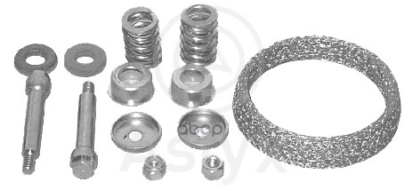 Ремкомплект Глушителя 66 Mm Citroen Bx(1983-1993) ASLYX арт. AS-200762