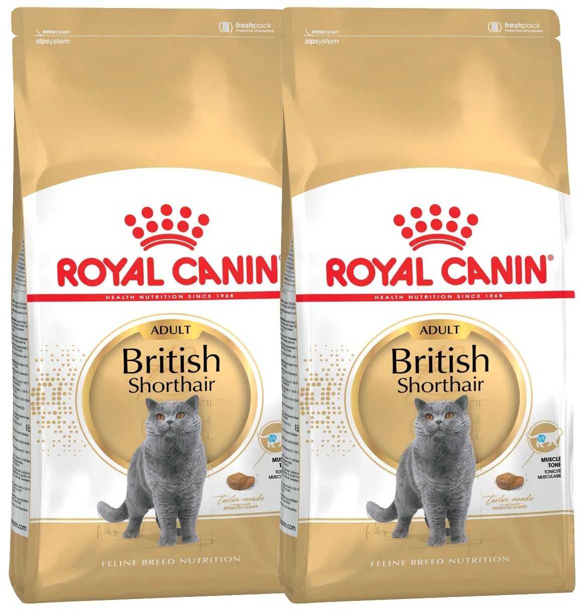 

Сухой корм для кошек Royal Canin British Shorthair Adult, для британских, 2 шт по 2 кг