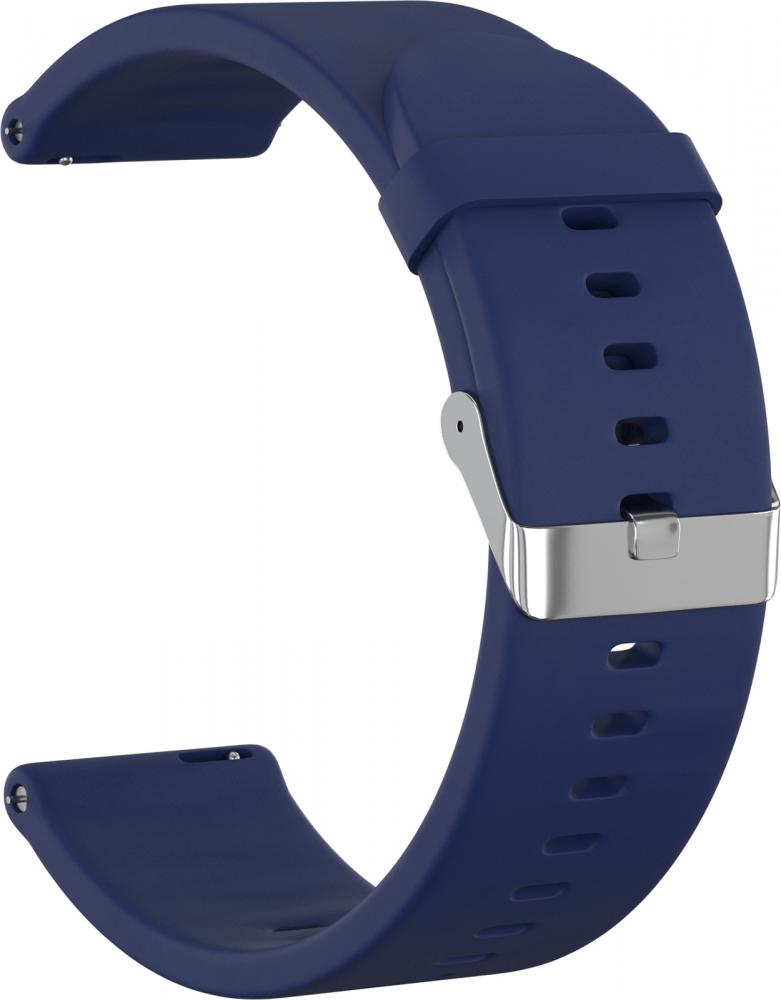 

Ремешок силиконовый GSMIN Blum 20 для Samsung Galaxy Watch3 41мм (Темно-синий), Ремешок силиконовый GSMIN Blum 20 для Samsung Galaxy Watch3 41мм