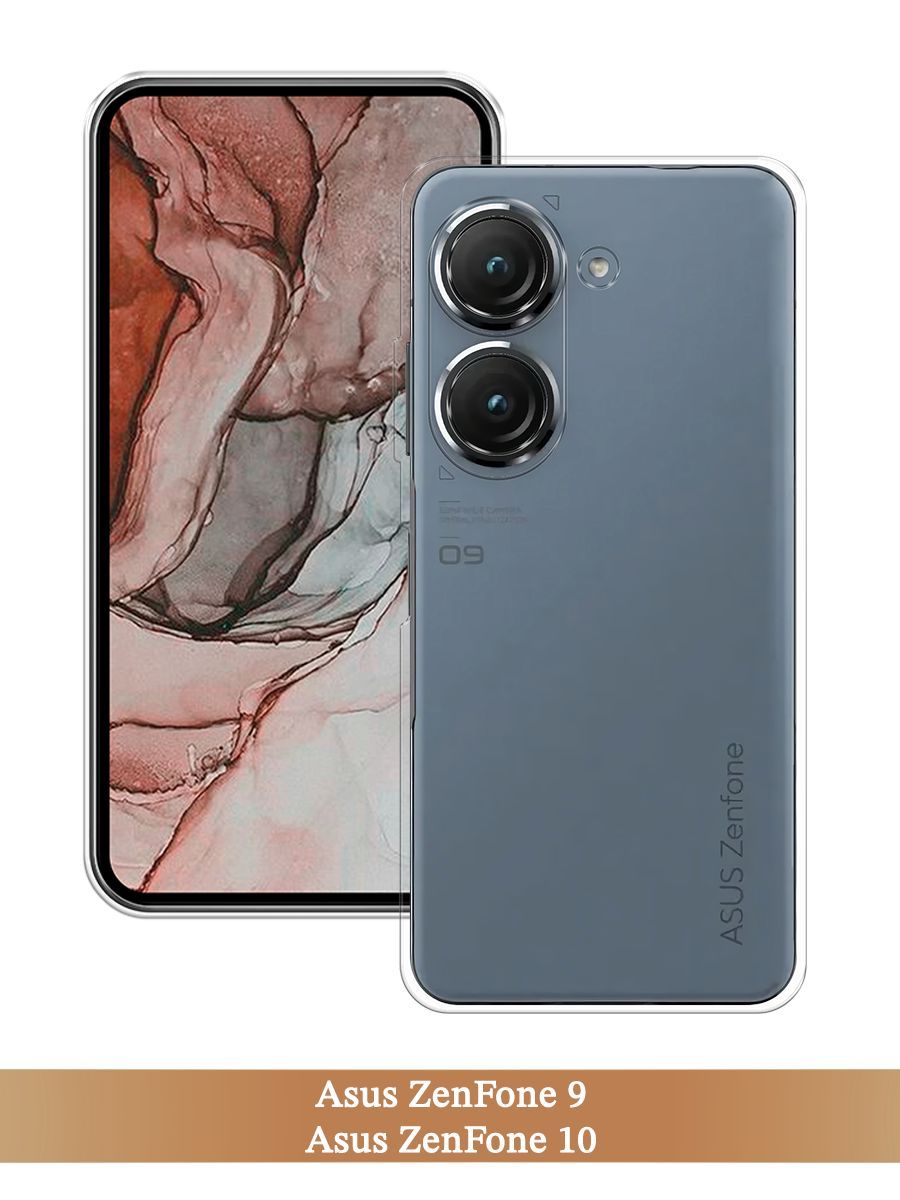 

Чехол на Asus ZenFone 9/ZenFone 10 прозрачный, 44950-1