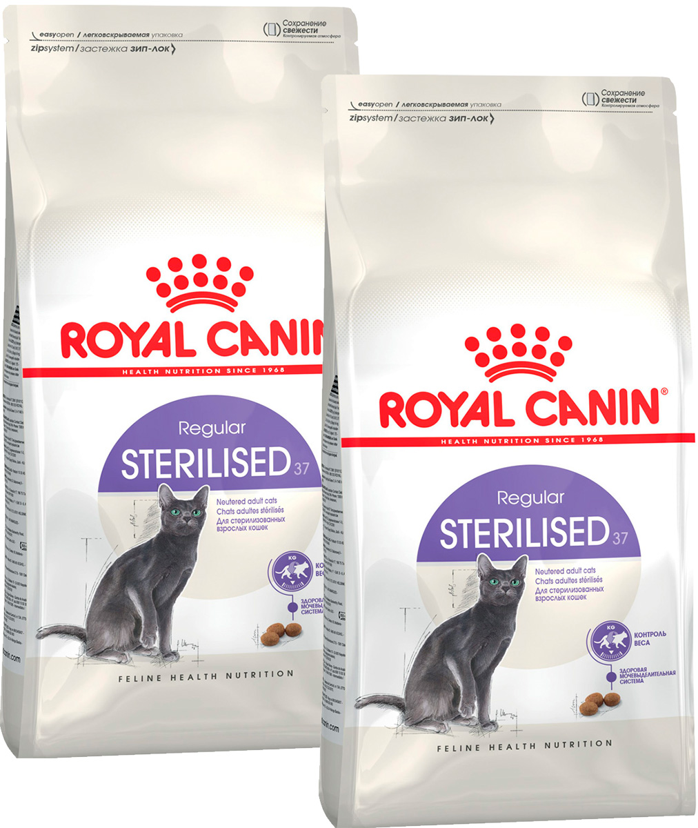 

ROYAL CANIN ROYAL CANIN STERILISED 37 для взрослых кастрированных котов и стерилизованных