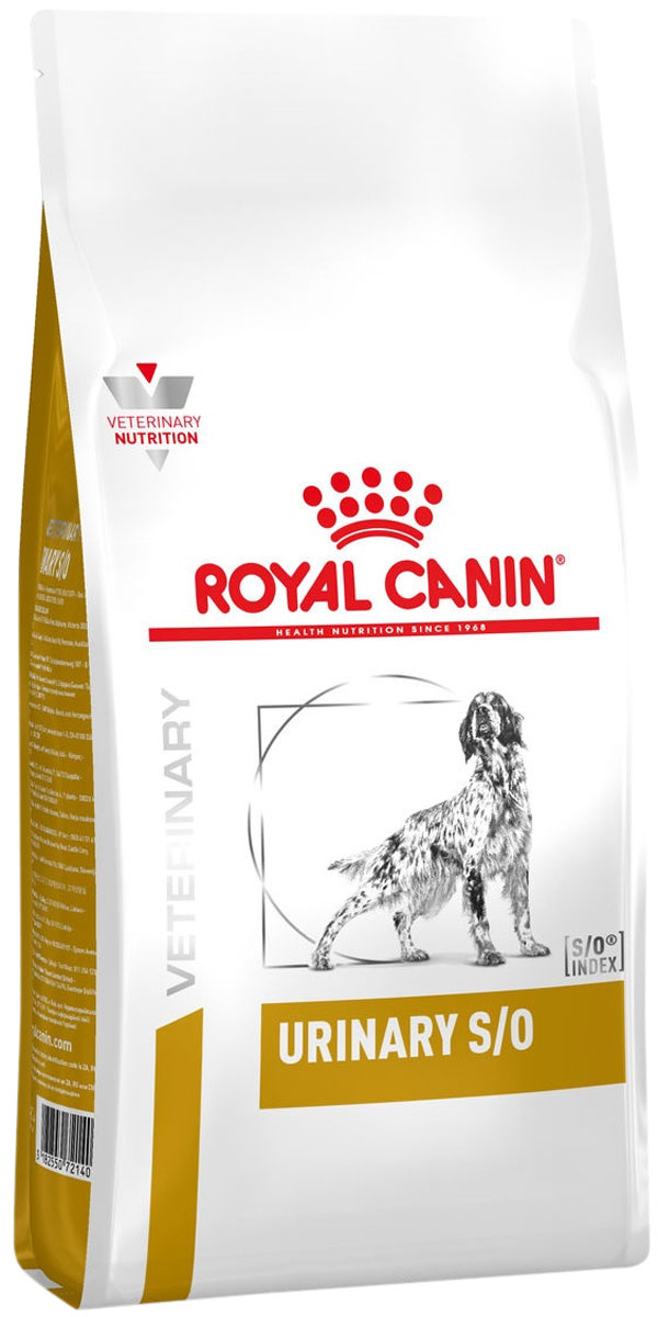 Сухой корм для собак ROYAL CANIN URINARY S/O LP18 при мочекаменной болезни, 2шт по 13кг